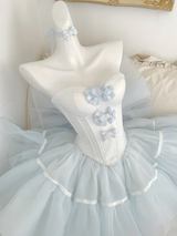 Blue Princess Baby Mini Dress