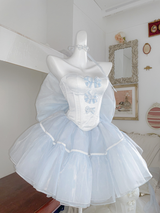 Blue Princess Baby Mini Dress